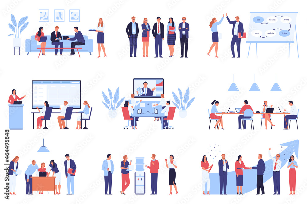 Teamwork Leadership Icon Set Teamwork Leadership Icon Set