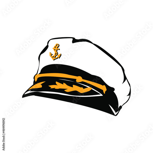 Illustration Vector Graphic of Captain Cap design
