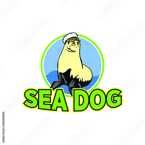 Illustration Vector Graphic of Sea Dog design