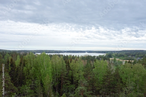 Archipelago view from a hill