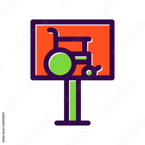Parking Filled Vector Icon Design