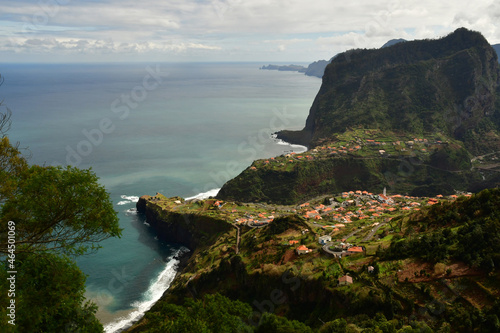 Faial, Madeira, Portugal - february 23 2018 : landscape