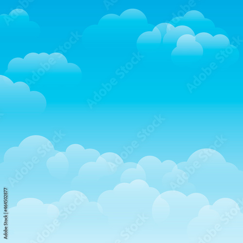 Cloud background vector illustration © kasheev
