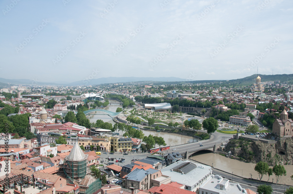 Fototapeta premium view of the city Tebilisi