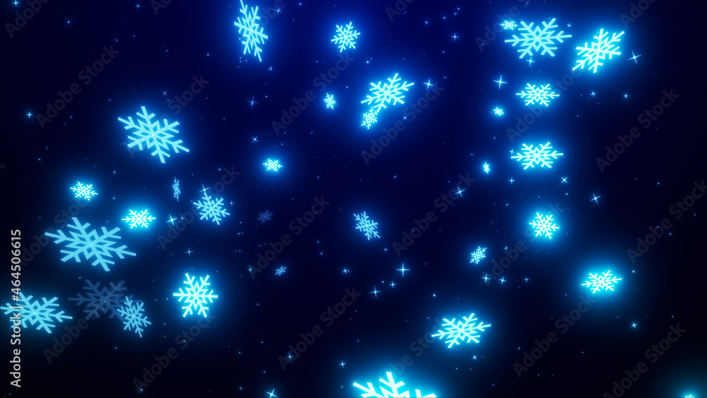 雪のように降り注ぐ輝く青く水色の雪の結晶 クリスマス 年末 4K LOOP ネイビー コバルトブルー 青 雪のように降り注ぐ輝く青く水色の雪の結晶 クリスマス 年末 4K LOOP ネイビー コバルトブルー 青