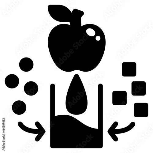 juice glyph icon
