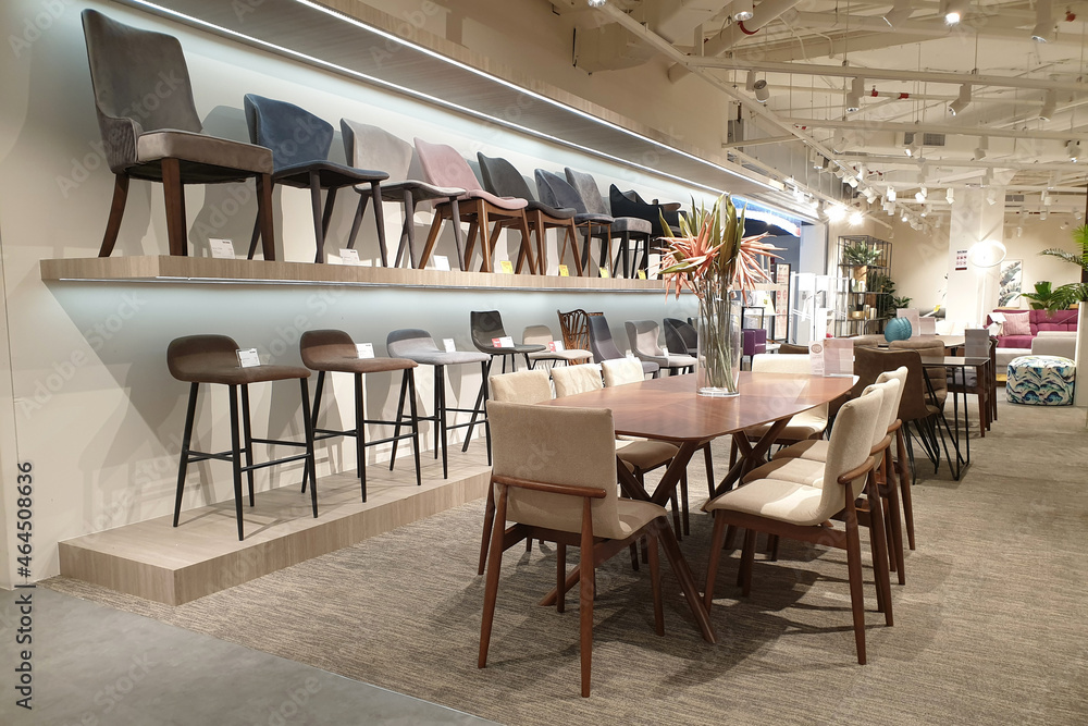 Harvey Norman store living room interior, Australianbased, multi