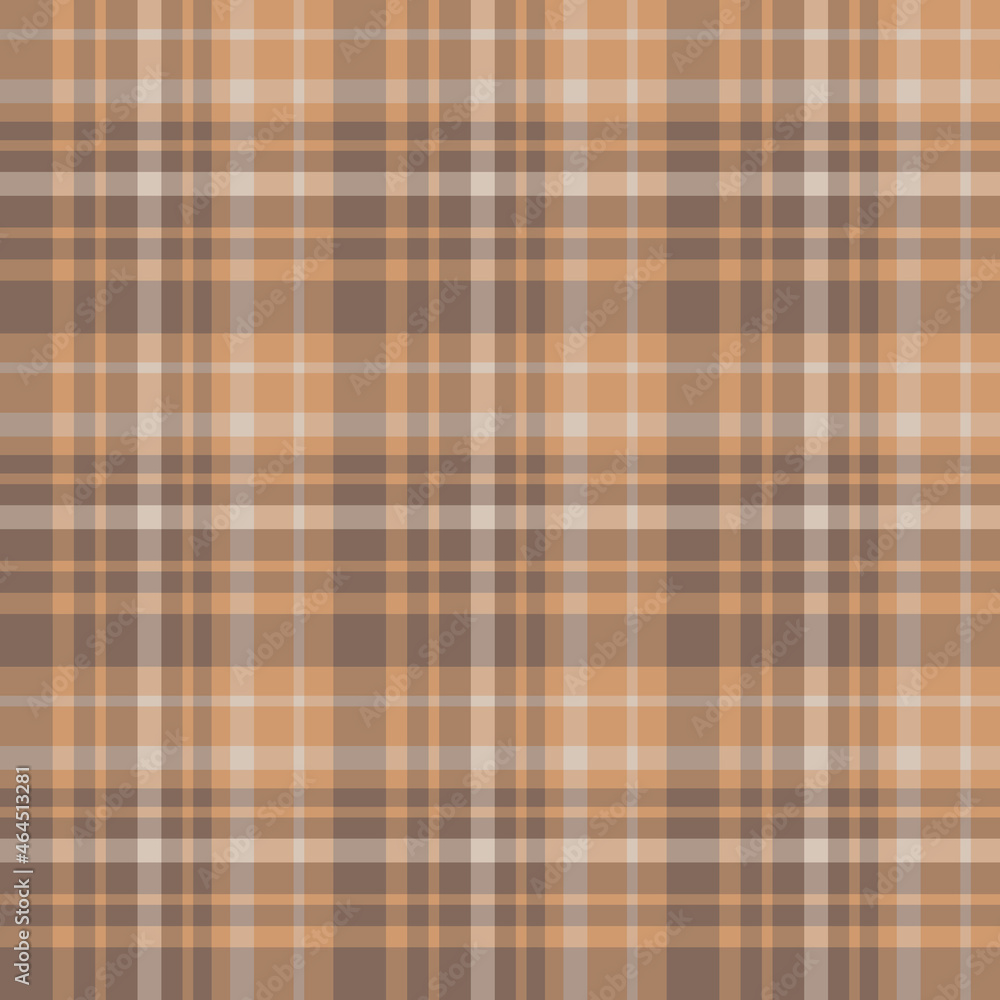 Seamless pattern in positive brown and beige colors for plaid, fabric, textile, clothes, tablecloth and other things. Vector image. Seamless pattern in positive brown and beige colors for plaid, fabric, textile, clothes, tablecloth and other things. Vector image.