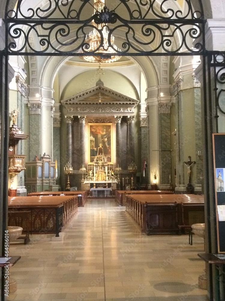 Fototapeta premium bright passage in Catholic cafedral