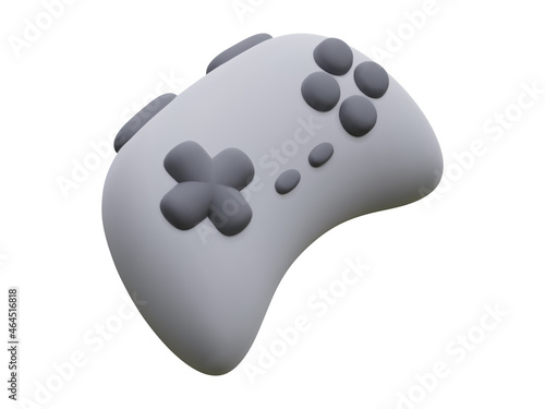 3d realistic joypad isolated on white background. Vector illustration
