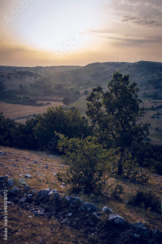 sunrise in the mountains