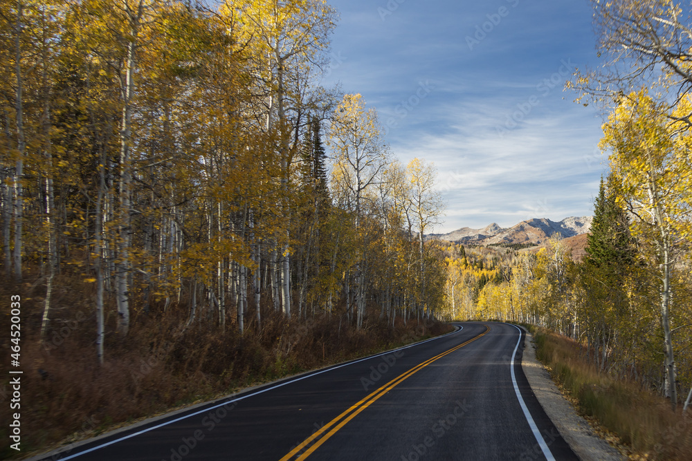 Obraz premium Alpine Loop Scenic Byway, Utah, USA