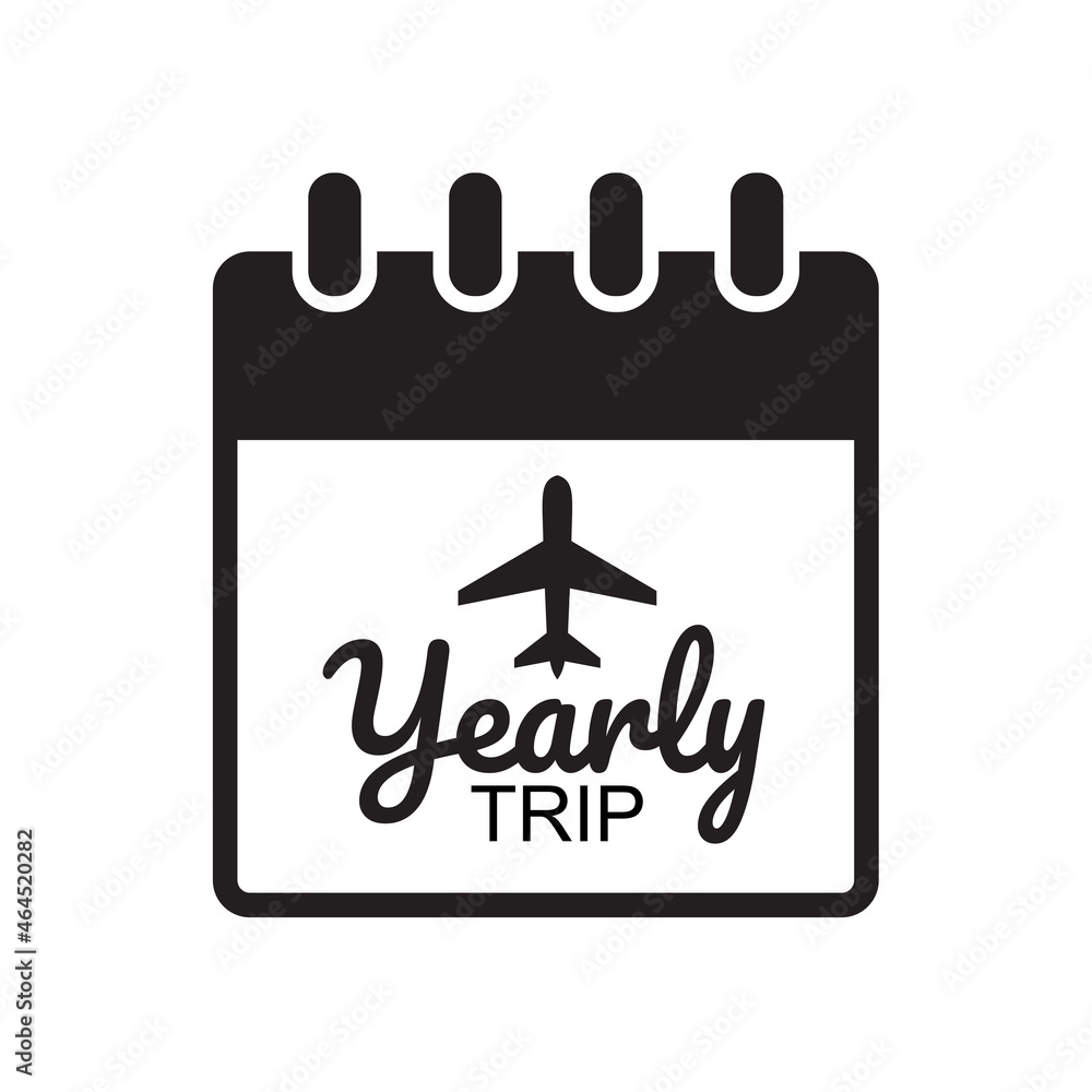yearly trip graphic element design yearly trip graphic element design