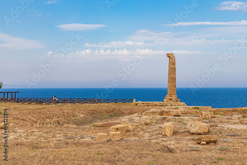 Capo Colonna, Temple of Hera Lacinia near Crotone, Calabria, Italy
