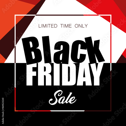 Black Friday colorful banner template