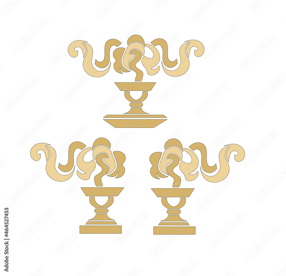 symbol fine arts ancient Roman cup decorated in classic and historical gothic style produced in Italy symbol fine arts ancient Roman cup decorated in classic and historical gothic style produced in Italy