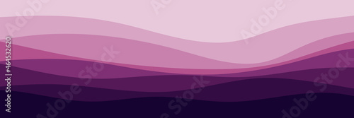 purple color wave pattern vector illustration good for web banner, ads banner, tourism banner, wallpaper, background template, and adventure design backdrop	