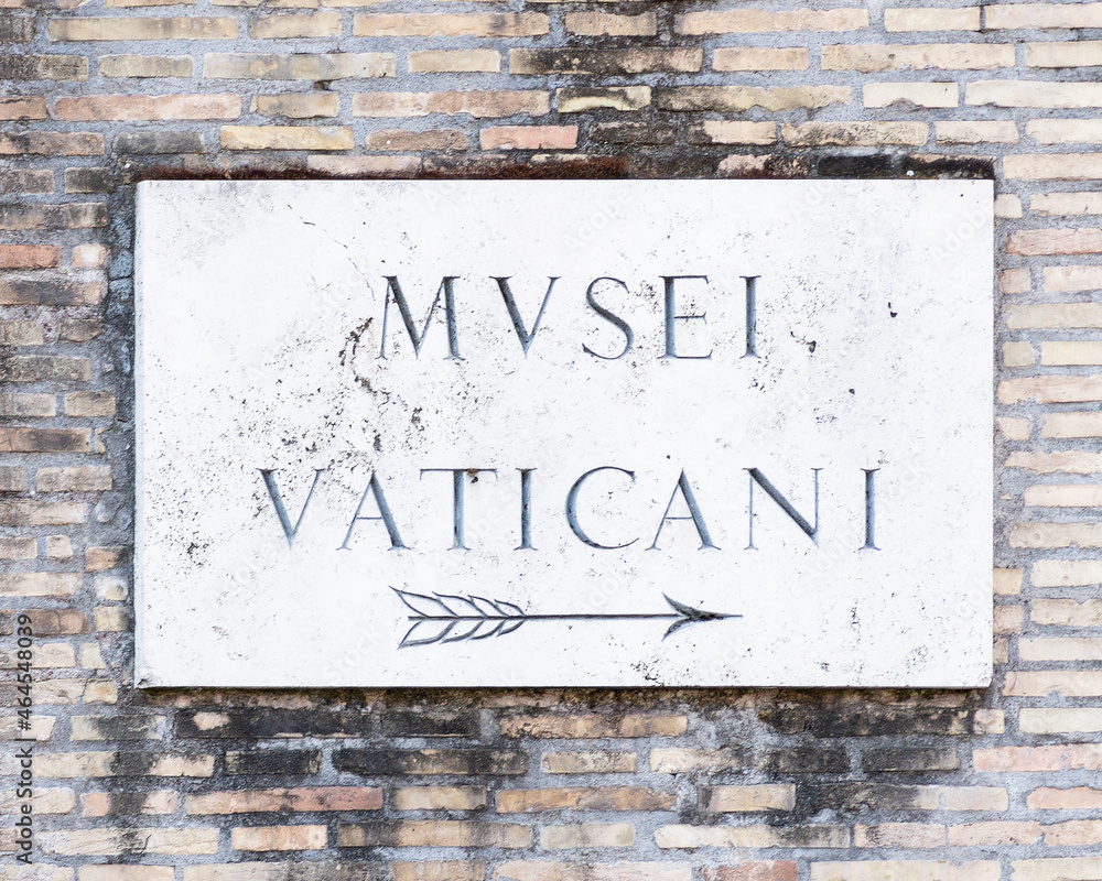 Cartel de los museos vaticanos Cartel de los museos vaticanos
