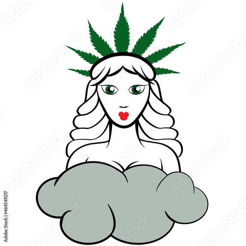 Goddess of weed smokers sweet Mary jane