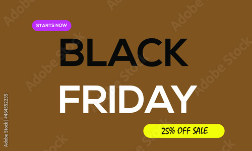 black friday banner, black friday sales inscription design, black friday vector design.