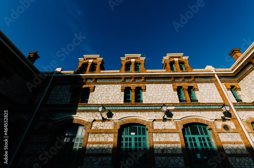 Matadero facade, former slaughterhouse in Arganzuela district of Madrid converted to arts center