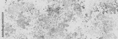 Monochrome white and grey watercolor background with paper texture vector illustration.