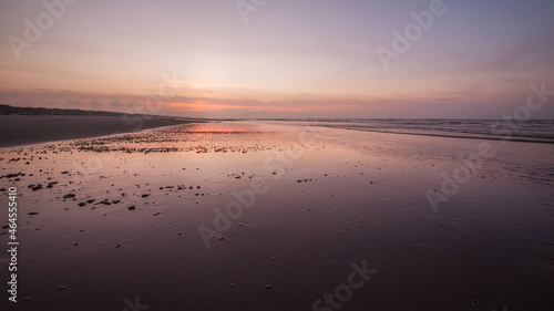 beach of Ameland in the evening 3