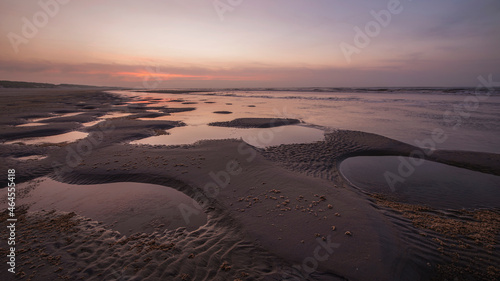 beach of Ameland in the evening 2