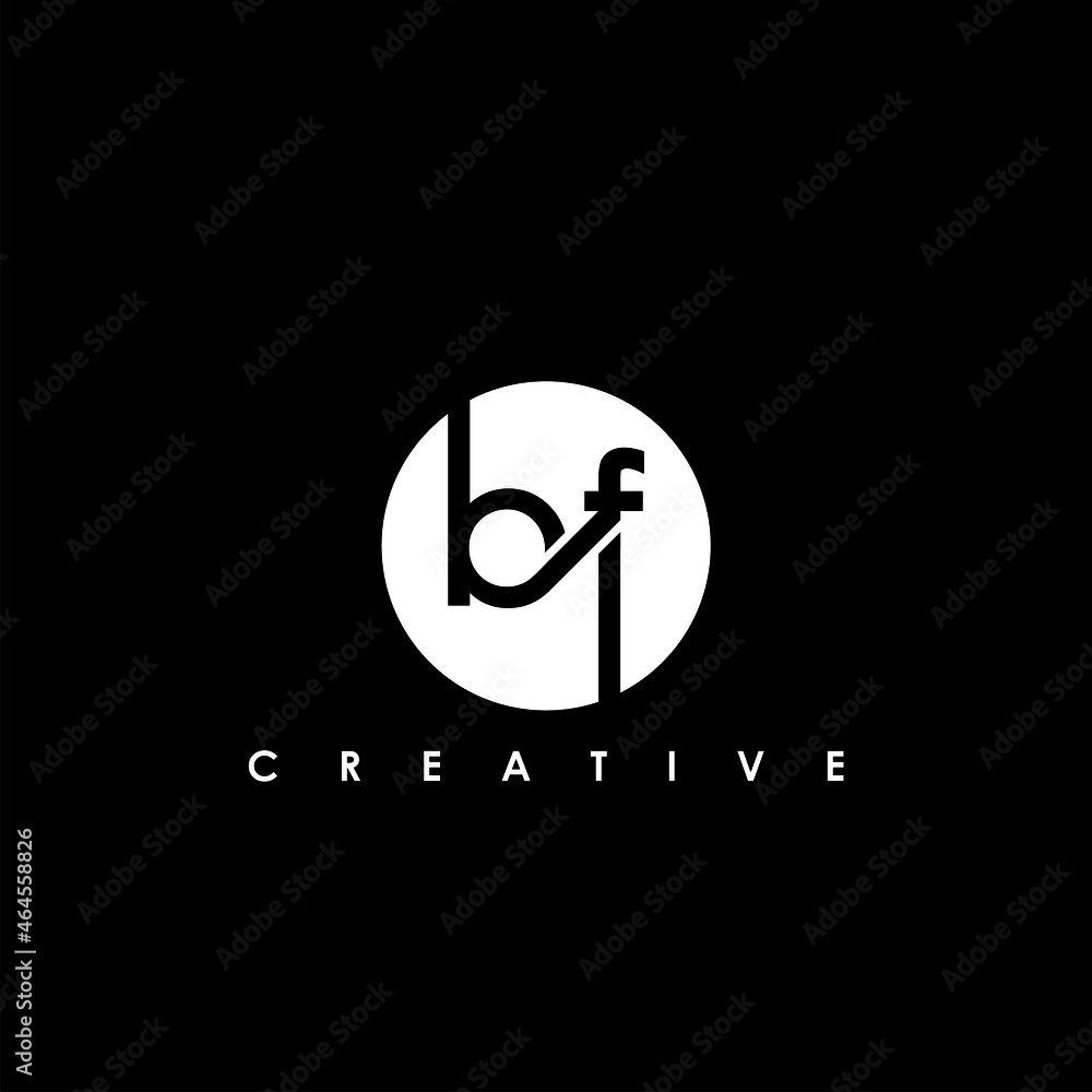 BF Letter Initial Logo Design Template Vector Illustration BF Letter Initial Logo Design Template Vector Illustration