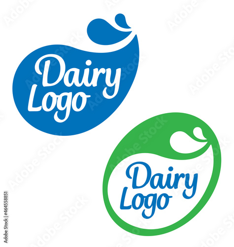 dairy food product logos
