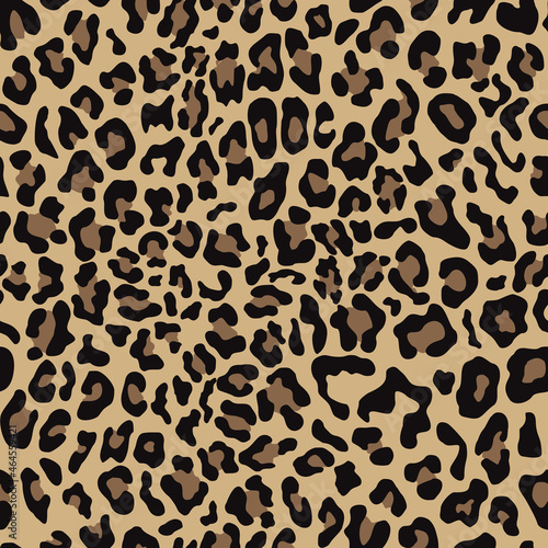  Yellow leopard print, vector trendy wild cat pattern, geometric seamless pattern for textiles. Modern fashionable fashion design.