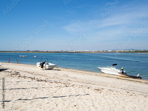 Playa en la Isla de Armona. Algarve. Portugal photo