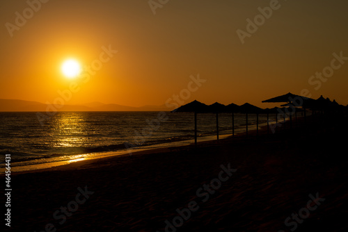 Sunset on the beach © cesarmena