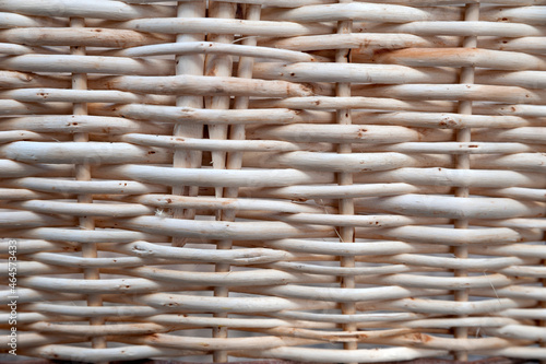 Wicker basket, knitted, knitted, wooden, woven.	