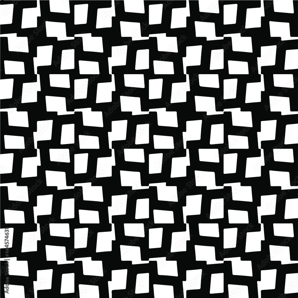 Seamless vector pattern in geometric ornamental style. Black pattern. Seamless vector pattern in geometric ornamental style. Black pattern.