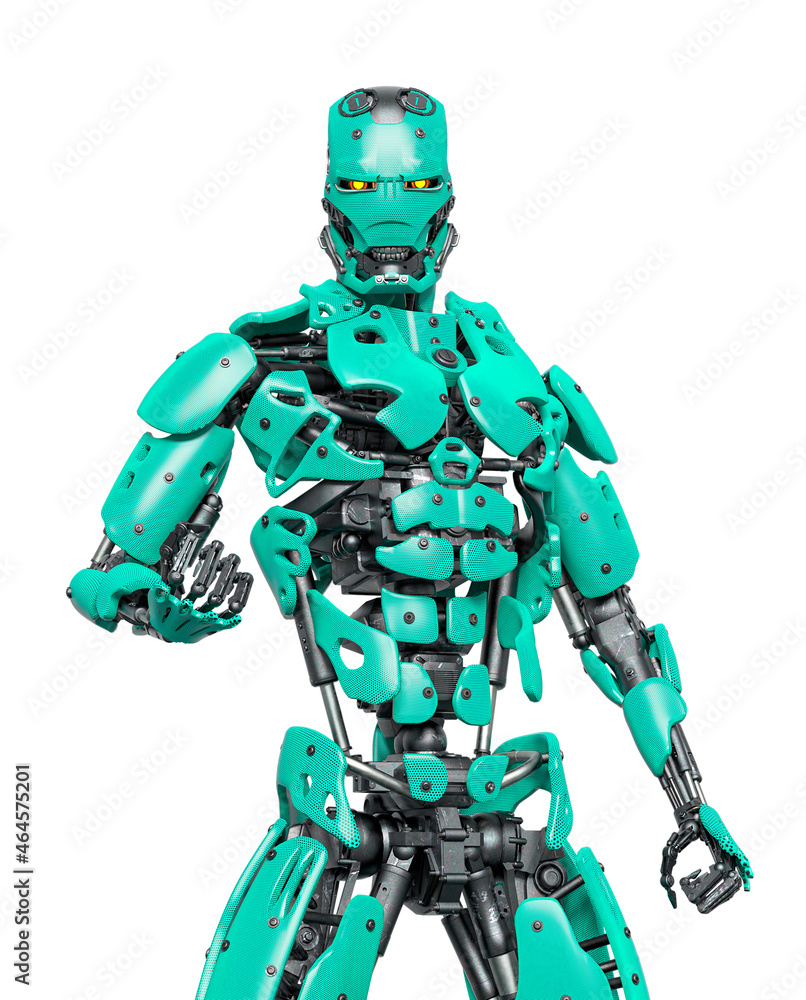 cyborg is ready for action cyborg is ready for action