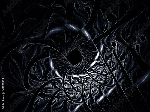 surreal futuristic digital 3d design art abstract background fractal illustration for meditation and decoration wallpaper photo