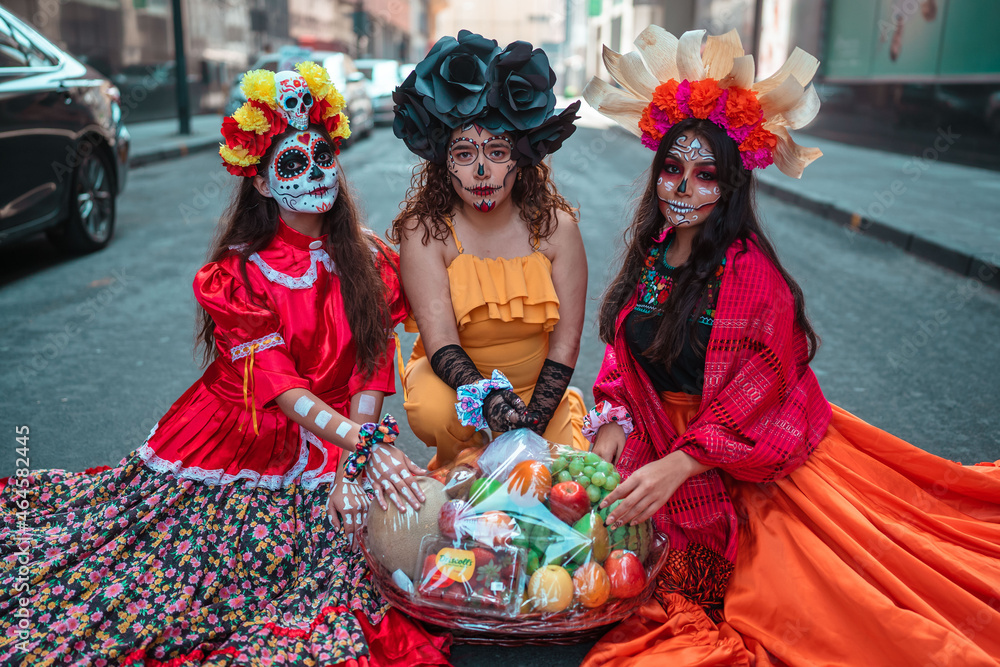 Obraz premium Mexican catrinas