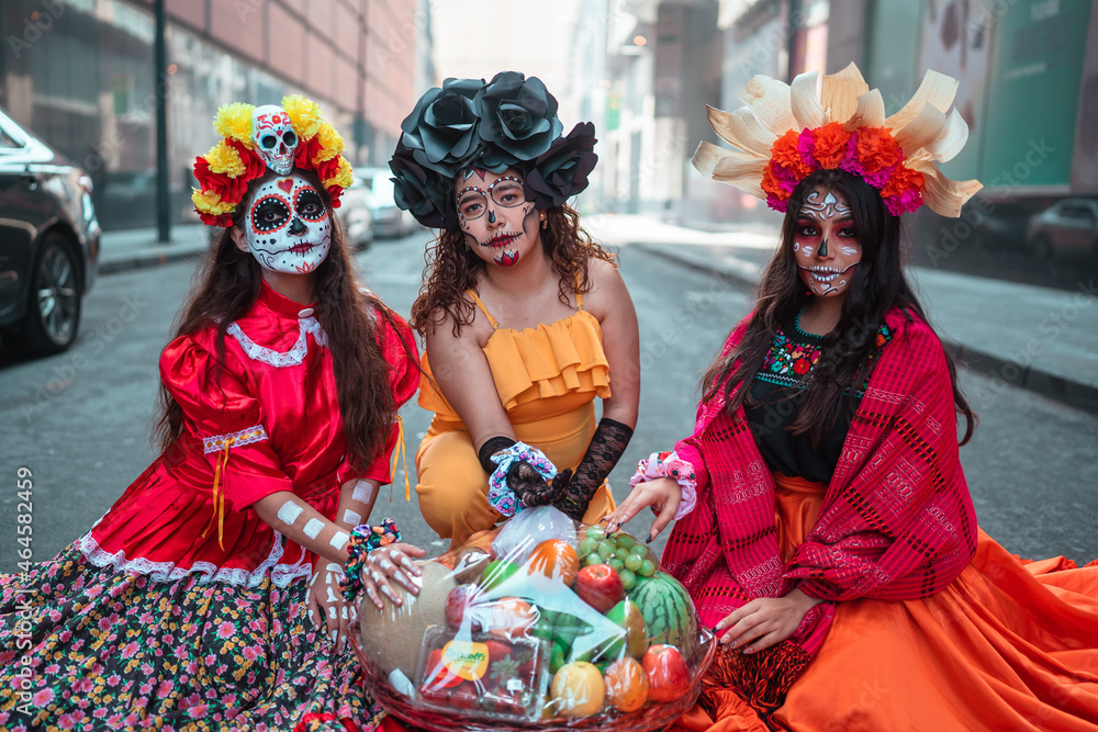 Obraz premium Mexican catrinas