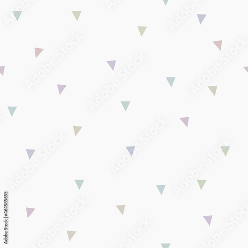Color seamless Triangle pattern. `vector illustration.