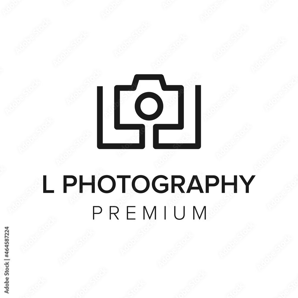 letter L Photography Logo icon vector template