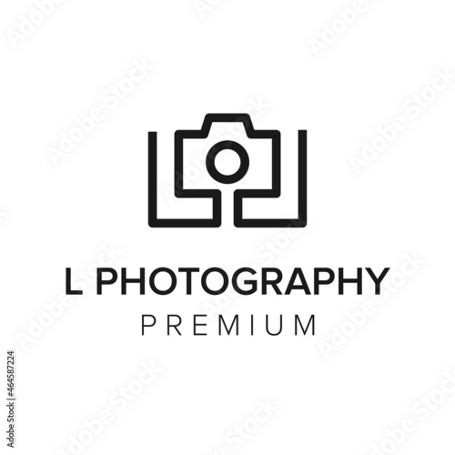 letter L Photography Logo icon vector template