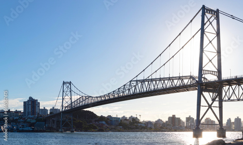 panorâmica da Ponte de Florianópolis, Brasil © Fotos GE
