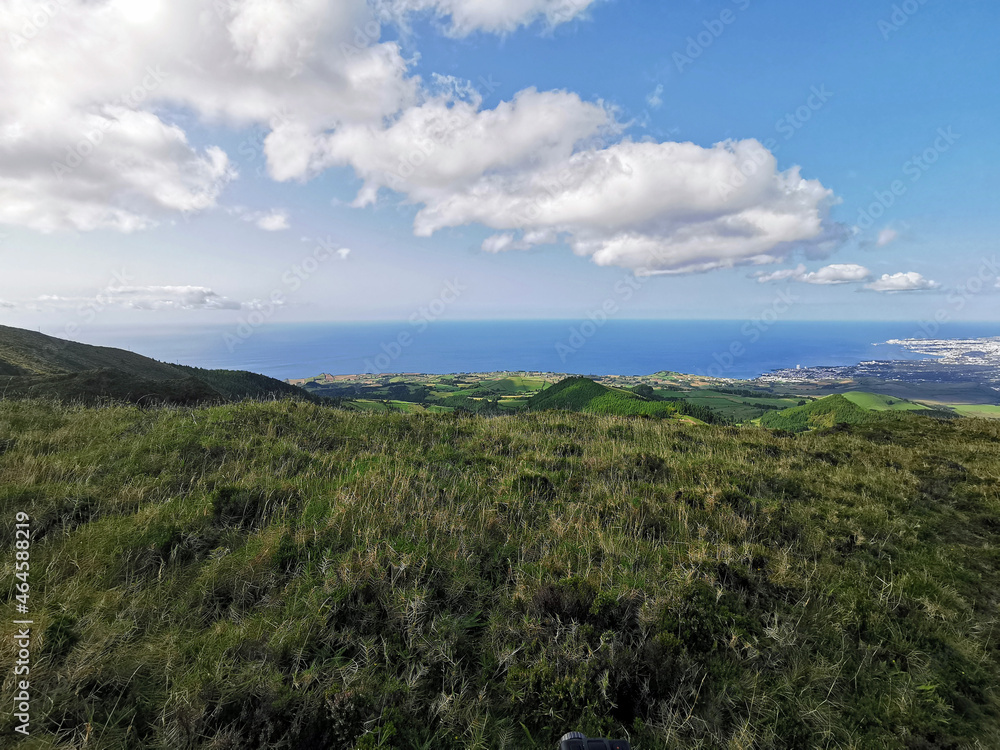 amazing mountain landscape on azores islands amazing mountain landscape on azores islands