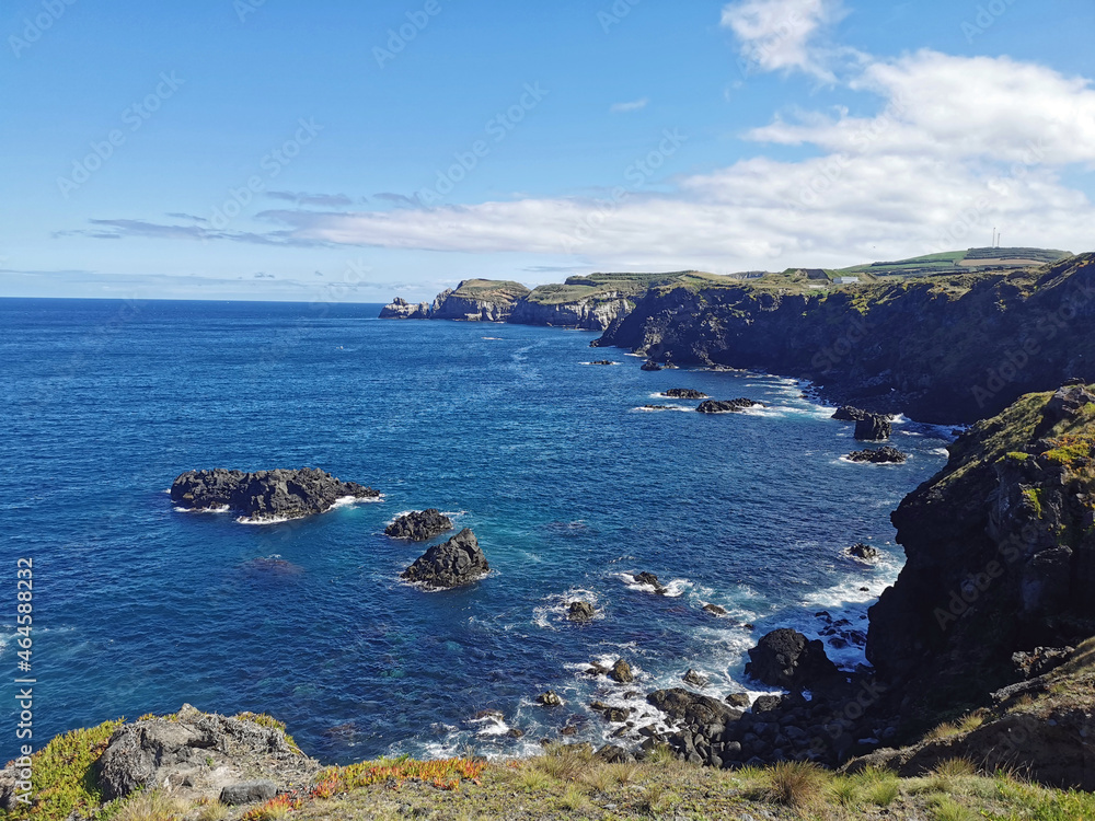 rough wild nord coast of sao miguel rough wild nord coast of sao miguel