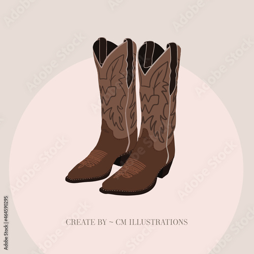 pair of cowboy boots