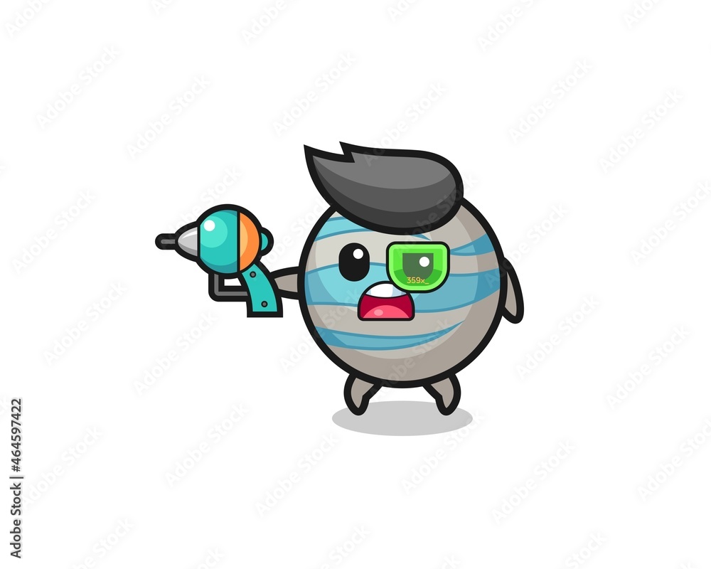 cute planet holding a future gun cute planet holding a future gun