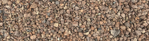 crushed ground rock stone groundcover garden path edge landscaping material nature background