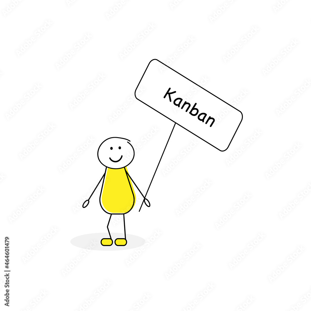 Jolly stickman - kanban Jolly stickman - kanban