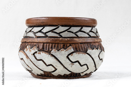 Handicrafts pot with Marajoara ceramics from northern Brazil.